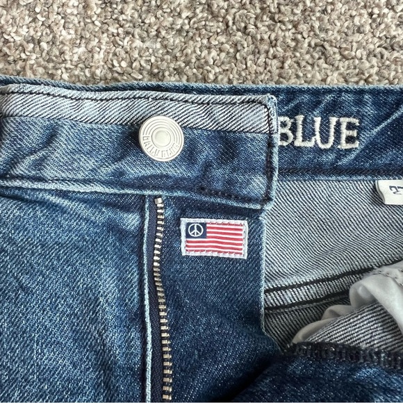 Adriano Goldschmied Daily Blue Maxi Denim Skirt with Front/Back Slits, Size 27 - Picture 7 of 12